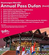 Berapa Harga Tiket Dufan Per Orang